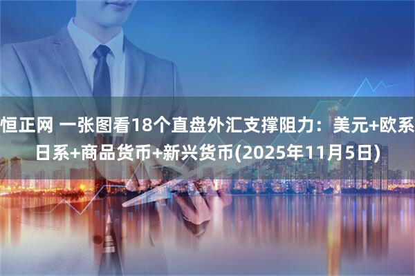 恒正网 一张图看18个直盘外汇支撑阻力：美元+欧系日系+商品货币+新兴货币(2025年11月5日)